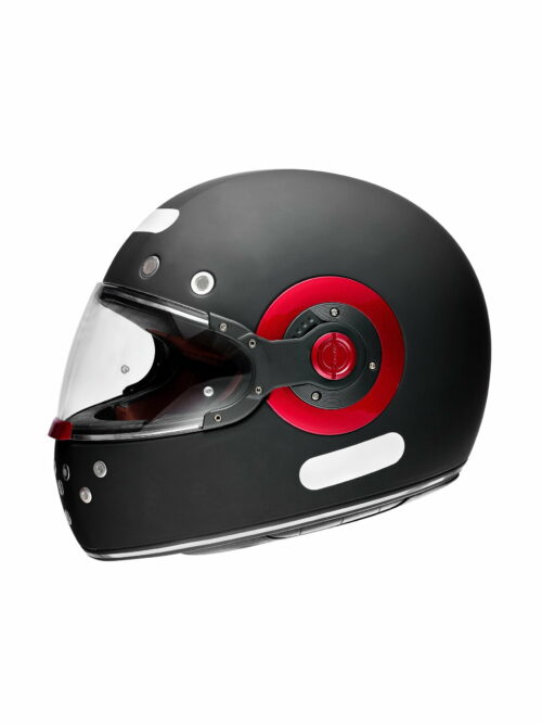 Capacete SMK Retro Matt Black MA230