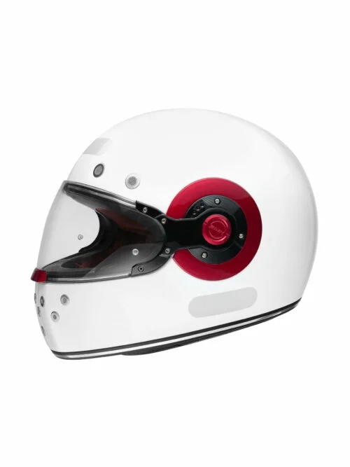 Capacete SMK Retro Pearl White GL130