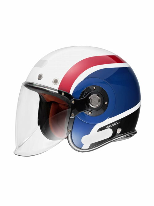 Capacete Aberto SMK Retro Jet Rebel Colorido GL153