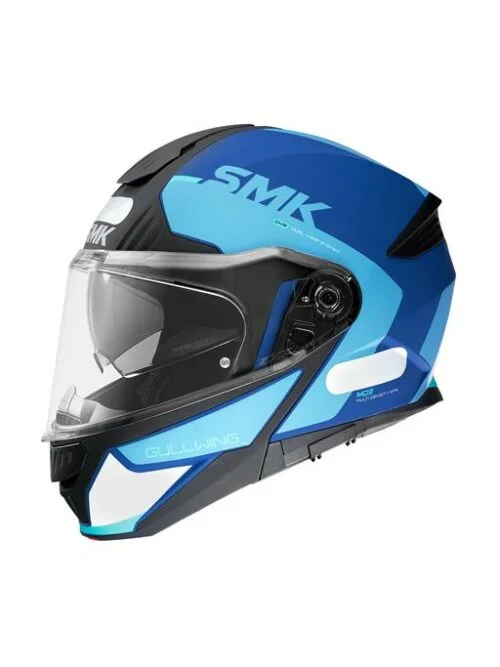 Capacete Escamoteável SMK Gullwing Kresto Azul MA551