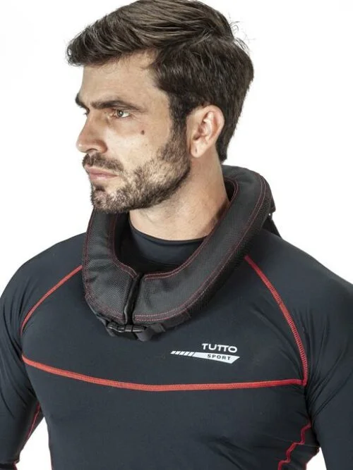 Protetor de Pescoço PU Vermelho