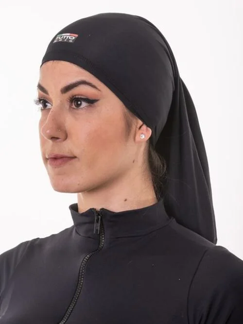 Bandana de Motoqueira Preta Tutto Moto