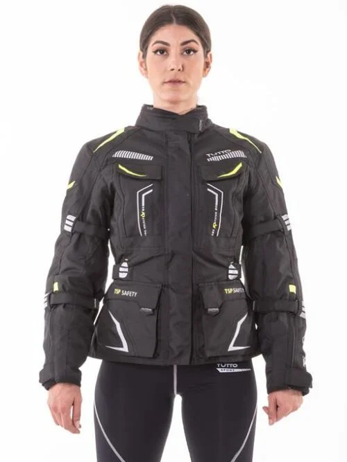 Jaqueta Tutto Everest Lady Preta/Fluor