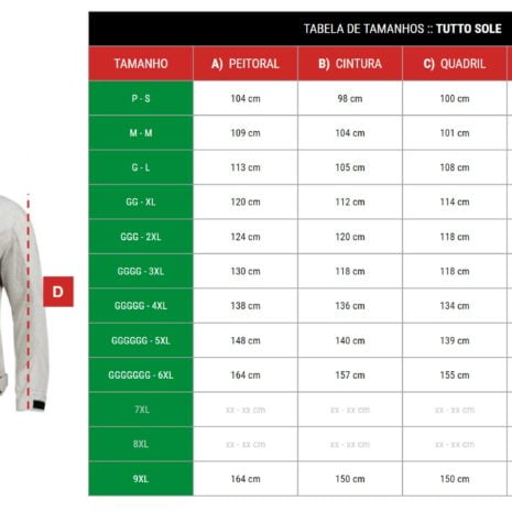 jaqueta-tutto-sole-masculina-tabela-tamanho-guia-medidas jaqueta-tutto-sole-masculina-tabela-tamanho-guia-medidas