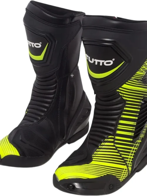 Bota Esportiva Racer-x Tutto Amarelo Fluor