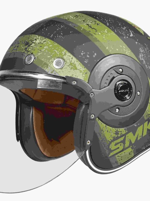 Capacete Aberto SMK Retro Jet Pinstripe MA287