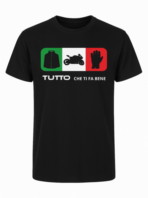 Camiseta Preta TUTTO CHE TI FA BENNE